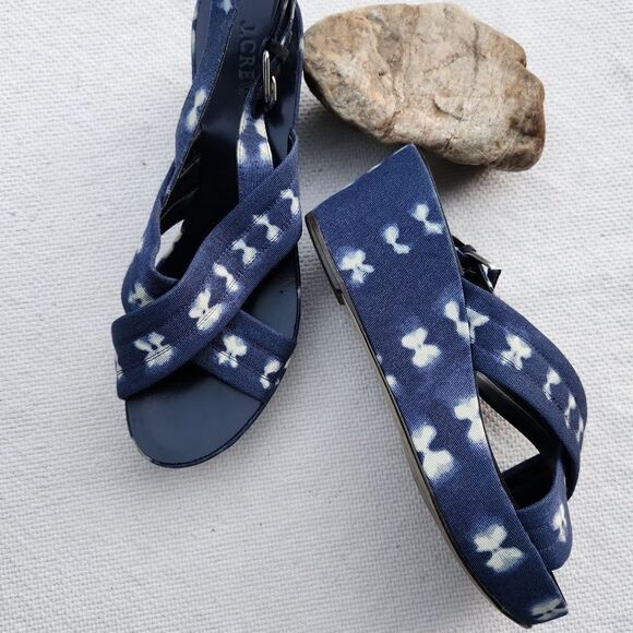 J crew Marcie tye dye platform wedges - Picture 9 of 9